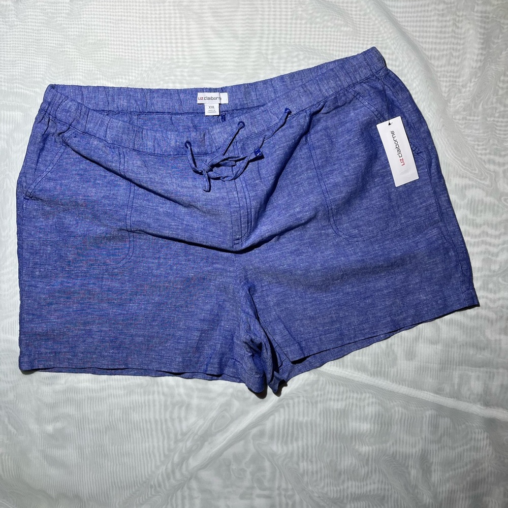 Plus size XXL blue shorts by Liz Claiborne